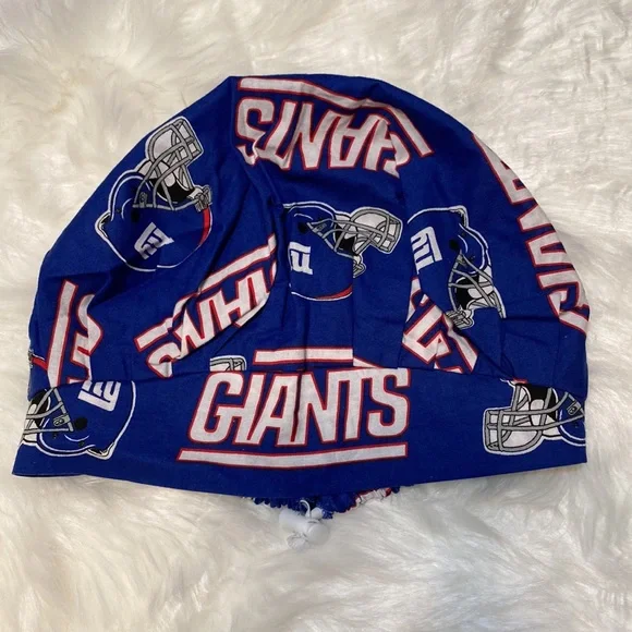 Giants Football Bouffant Surgical Scrub Cap - Picture 2 of 4